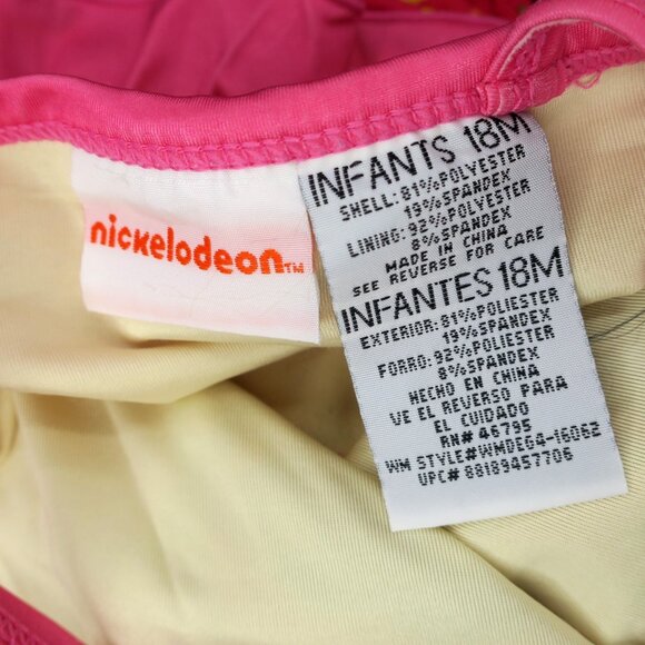 Vintage Y2K Dora The Explorer & Boots Swimsuit Bathing Suit Baby Infant 18 Mos - Picture 3 of 3